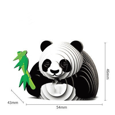 3D Puzzle-Tiermodelle Kinder Selbstgemachte DIY Lernspielzeuge