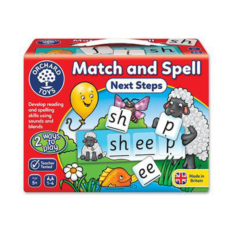 Brettspiel Match & Spell: Englisch Matching Spelling – Pädagogisches Spielzeug für Kinder