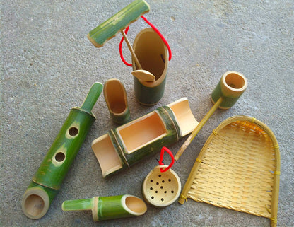 Bambus rohr spielzeug, bambus produkte, children''s sand wasser spielzeug set 10 sets von sand wasser spielzeug, spielen mit sand und spielen mit wasser spielzeug