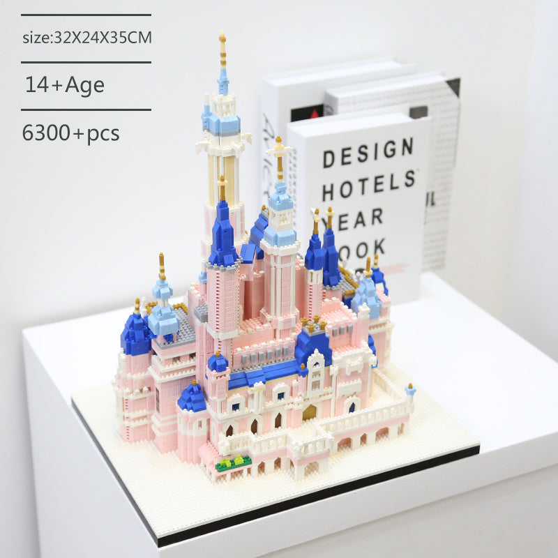 Weihnachts geschenk Baumhaus Schloss montage kleines Partikel bau spielzeug
