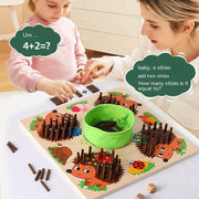 Kinder Hand Fine Motor Training Abacus Spielzeug Früher ziehung Spielzeug