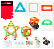 Farbfenster Magnetbausteine – Lernspielzeug mit magnetischem Stecksystem für Kinder Mein Shop