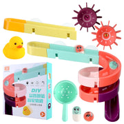 Kinder Bad Spielzeug Wand Saugnapf Marmor Rennen Run Track Bad Badewanne Baby Spielen Wasser Spiele Spielzeug Kit für Kinder