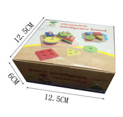 Baby Spiel Spielzeug Holz Puzzle Pädagogisches Spielzeug Geometrische formen Spiel Spielzeug Stick Baby Kid Kinder Intelligenz Puzzle für Kid