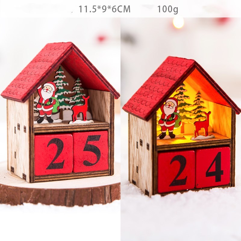 Weihnachten geschenk kalender szene dekoration spielzeug