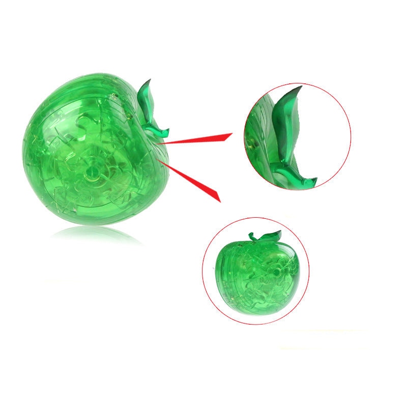 Puzzle für Kinder und Erwachsene: Puzzle mit blinkendem Licht, DIY-Kinderpuzzles, 3D-Kristallpuzzle, Puzzlemontage-Modellspielzeug