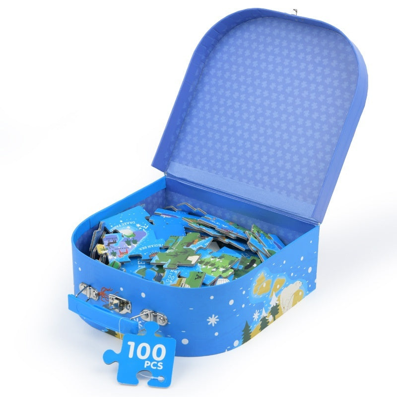 Flugzeug-Tier-Puzzle Kinder-Puzzle Papier-Spielzeug