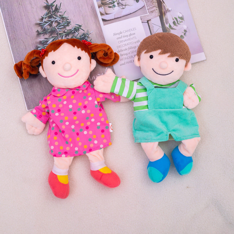 Handpuppen spielzeug Plüschtiere Stoff puppen Familie Eltern-Kind-Spiele erzählen Geschichten beruhigende Puppen Kinder Geschichten erzählen