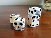 "Weißer Totenkopf-Würfelspiel Neuartige Freizeitspielzeuge"
