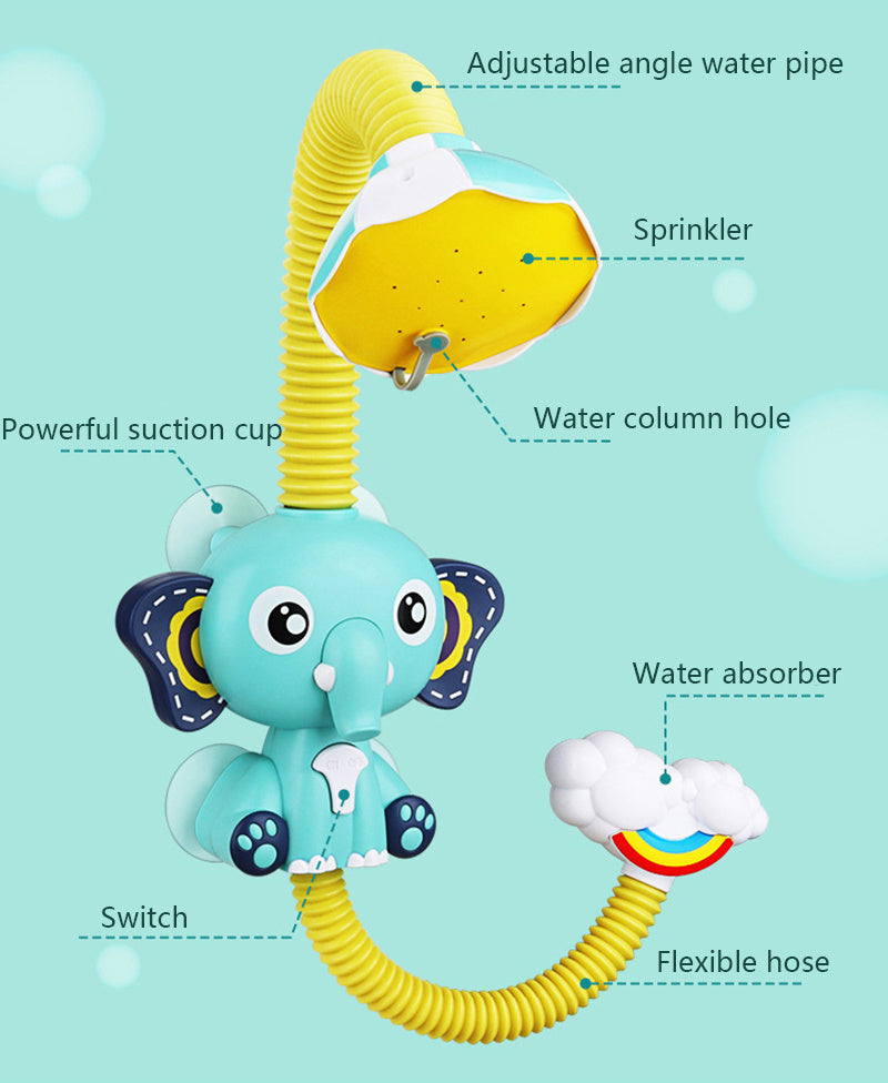 Bad Spielzeug Baby Wasserspiel Elefanten Modell Wasserhahn Dusche elektrisches Wasser Spray Spielzeug für Kinder Schwimmen Bad Baby Spielzeug