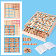 Holz Sudoku Jiugongge Spiel Schach Frühe Bildung Spielzeug