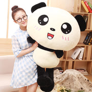 70cm Kawaii Großen Kopf Panda Plüsch Spielzeug Gefüllte Weiche Tier Kissen Cute Bear Geschenk für Kinder Kinder Baby Mädchen geburtstag Geschenk