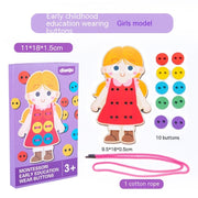 mytooy Montessori Knopf- und Schnürspiel
