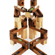 Holz Marmor Gebäude Run Maze Ball Blöcke Achter Stil Bau Pädagogisches Spielzeug Für Kinder Kinder Geschenke