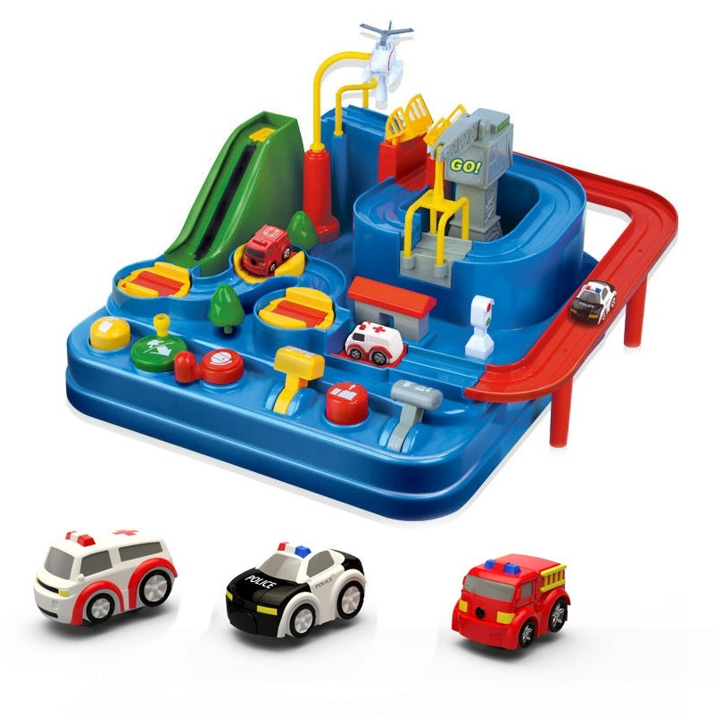 Auto Eingang Abenteuer Zug Eisenbahn Auto Kinderspiel zeug