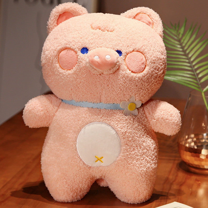 Süße Kaninchen-Panda-Puppe, rosa Schwein, Plüschspielzeug