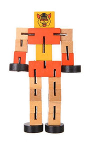 Holz roboter spielzeug