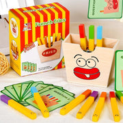 Holz simuliertes Burger Sandwich Kinder pädagogisches Spielzeug
