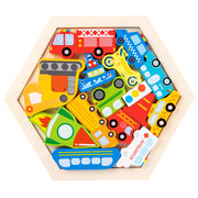 mytooy Holzpuzzle Box mit Motiven