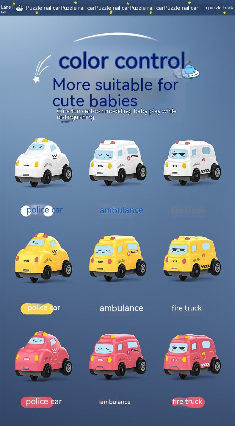 Kinder pädagogisches Gleis Auto DIY zusammen gebaut elektrisches Spielzeug Mein Shop