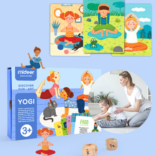 Baby Frühen Bildung Pädagogisches Spielzeug Kindergarten Intelligenz Entwicklung Yoga Karte