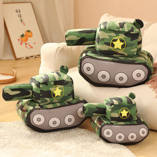 New Tank Children's Pillow PP Cotton Plush Toys