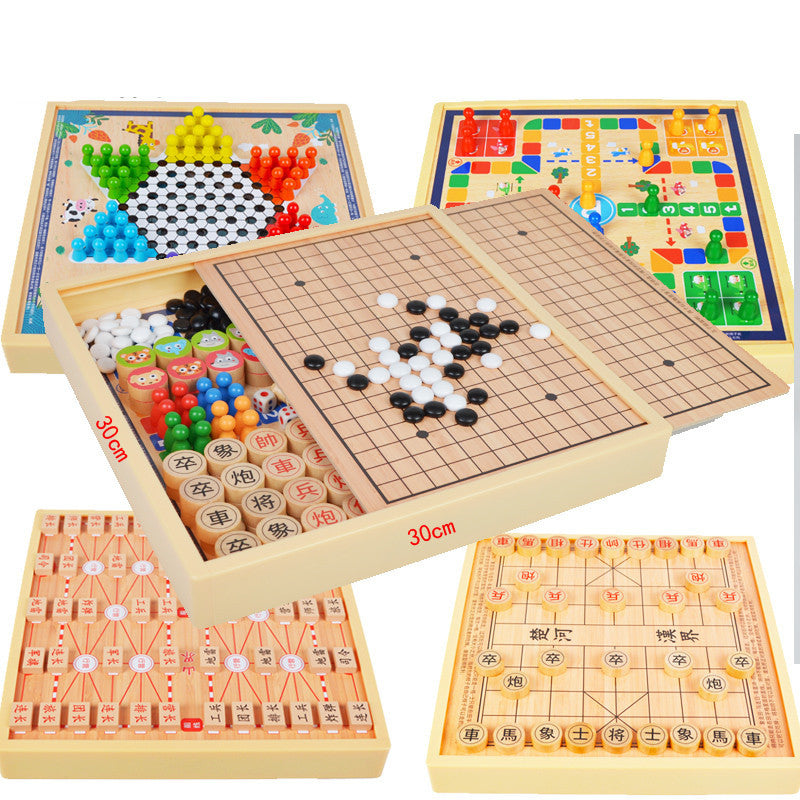 mytooy Holz-Brettspiel Sammlung