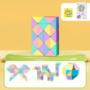 Schlange Twist Cube Stress Relief Pädagogisches Spielzeug Kinder Geschenke Magie Schlange Herrscher Puzzle Klapp Pädagogische