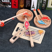 Multifunktion ales magnetisches Angelset Kinder pädagogisches Holz spielzeug