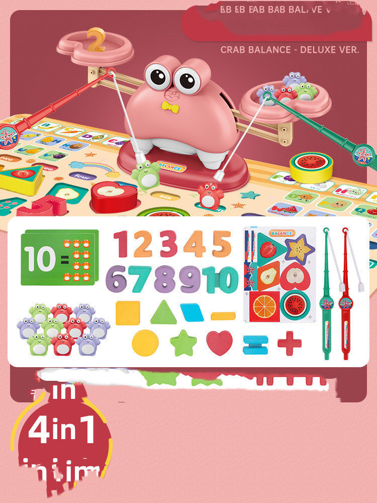 "Addition- und Subtraktionsmathematikwaagen Kindergarten Brettspiel Lernspielzeug"