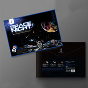Raum Planeten Astronaut Kratz Malerei Spielzeug