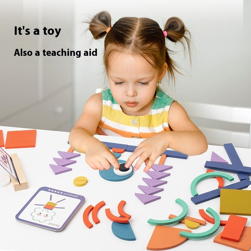Puzzle Kinder Intelligenz Kreative geometrische Form Matching-Spielzeug