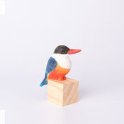 Holz schmuck aus Holz für Kinder, kleiner fetter Vogel