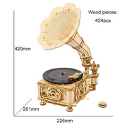 mytooy Holzpuzzle Grammophon