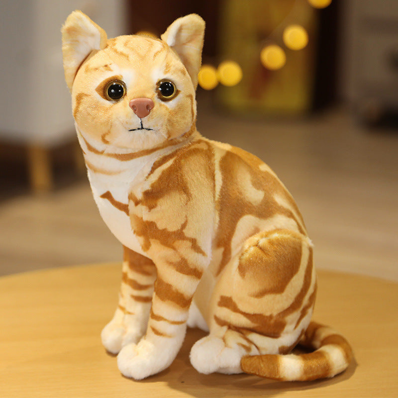 Simulation Katze Puppe Plüsch Spielzeug lange Kissen Kinder Puppe