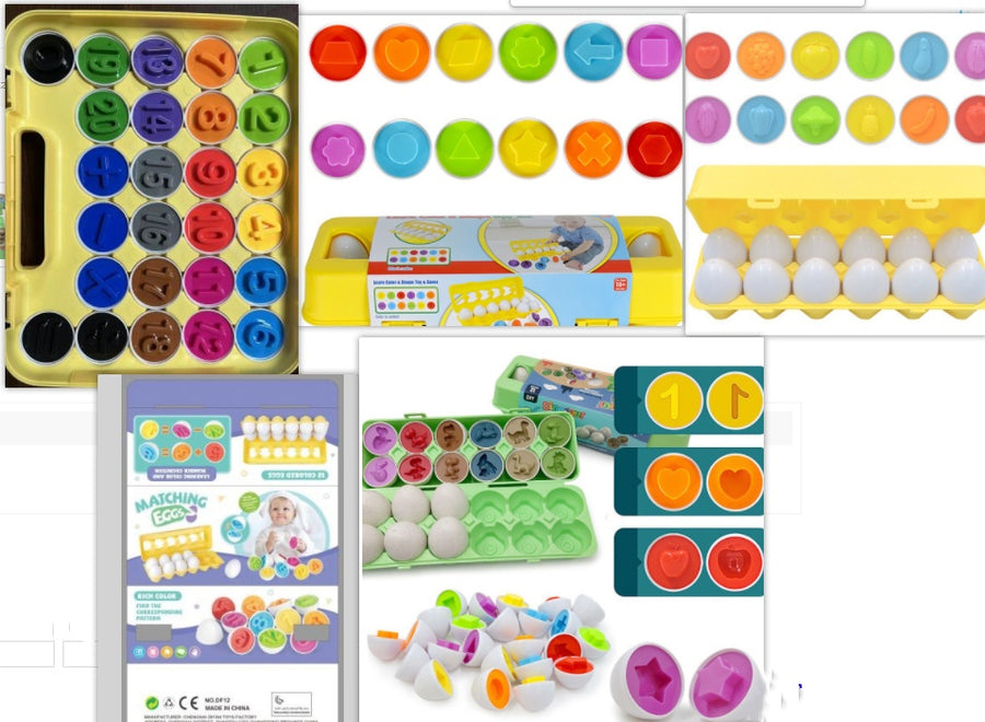 Frühen Bildung Montage Spielzeug Passenden Eier