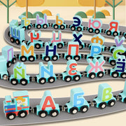 Arabisch Russisch Magnetischer Zug Kinderspiel zeug