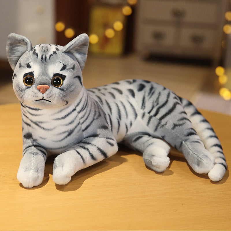 Simulation Katze Puppe Plüsch Spielzeug lange Kissen Kinder Puppe