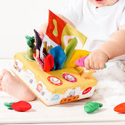 "Zwei-in-eins Zieh-Radieschen Papierentnahme Lernspielzeug für Kinder"