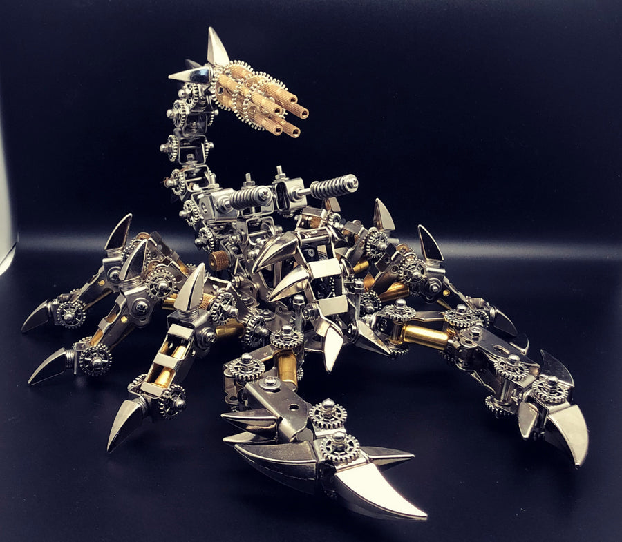Metall Punk Mecha Getriebe Modell Baustein Spielzeug