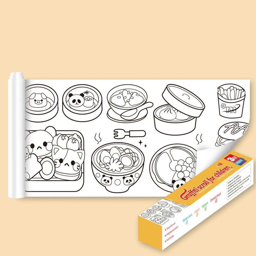 Kinder Paste DIY Graffiti Blättern Immer Wieder