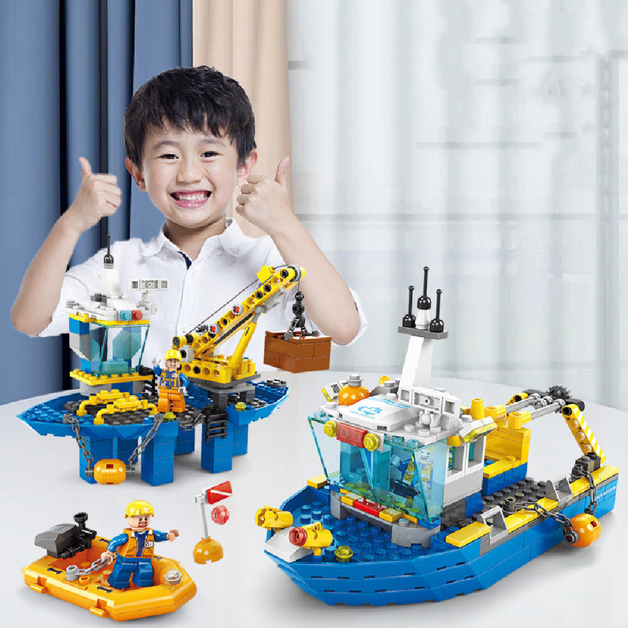 mytooy Marine Boote Klemmbausteine