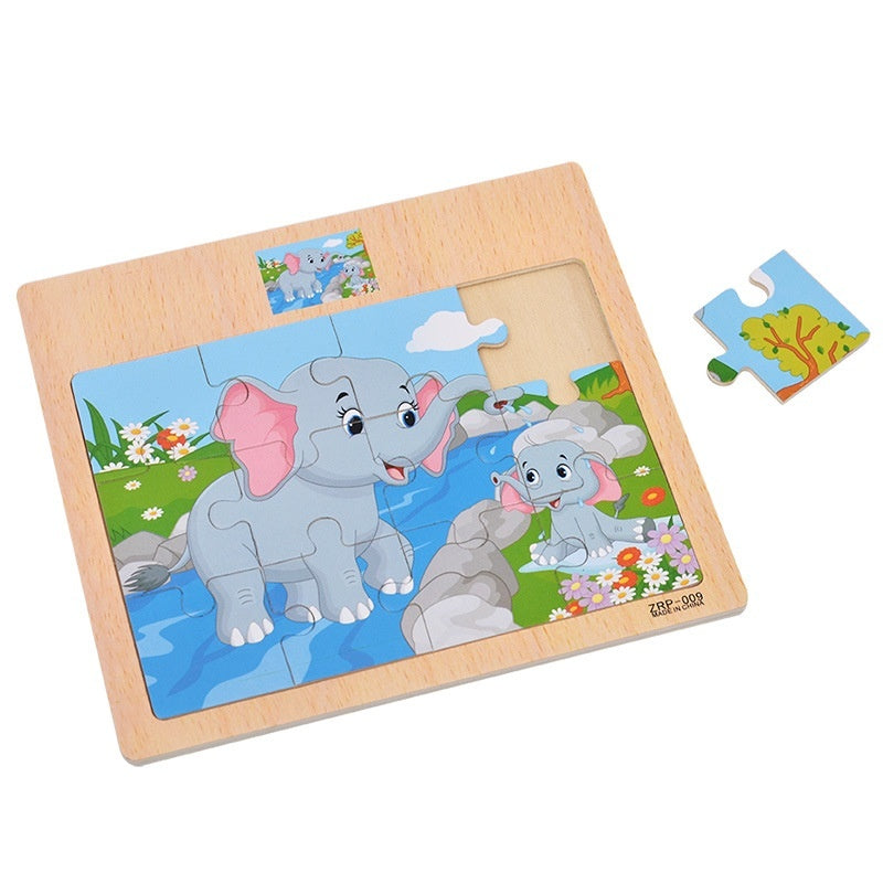 mytooy Holzpuzzle 12-teilig