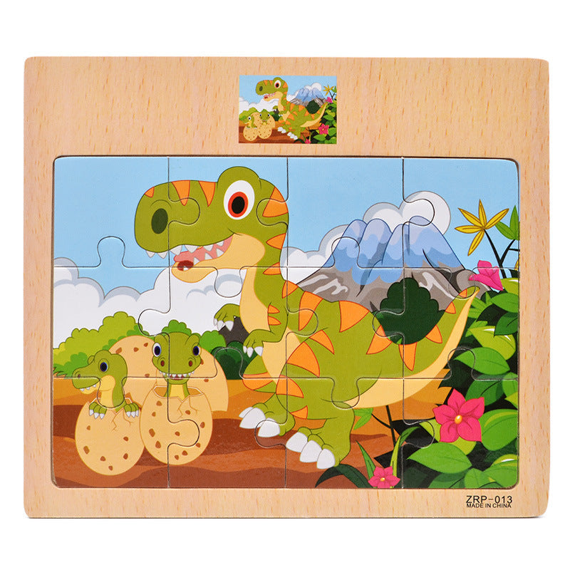 mytooy Holzpuzzle 12-teilig