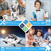 mytooy 6-in-1 Weltraum Roboter mit Solarenergie