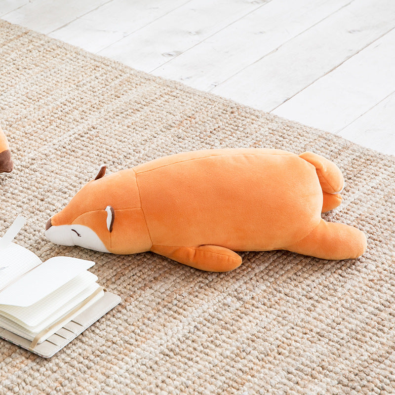 Niedliches flauschiges flauschiges Fat Fox Plüsch tier Gefülltes weiches Tier-Cartoon-Kissen Schönes Geschenk für Freundin Kinder Spielzeug