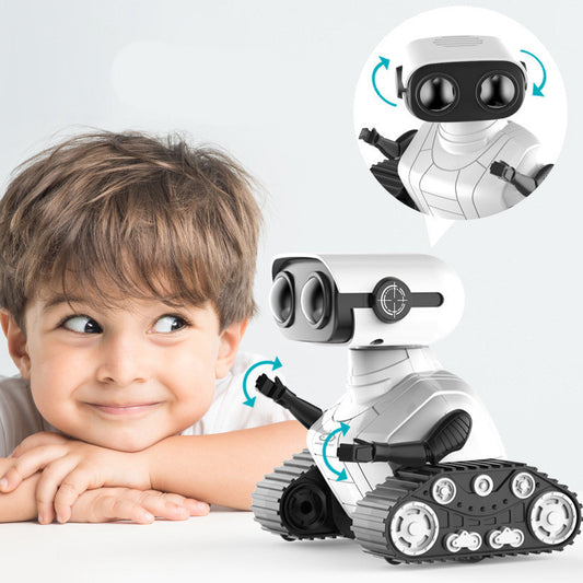 Kinder Sound- und Lichttanz-Roboter Spielzeug mit wiederaufladbarer Fernbedienung