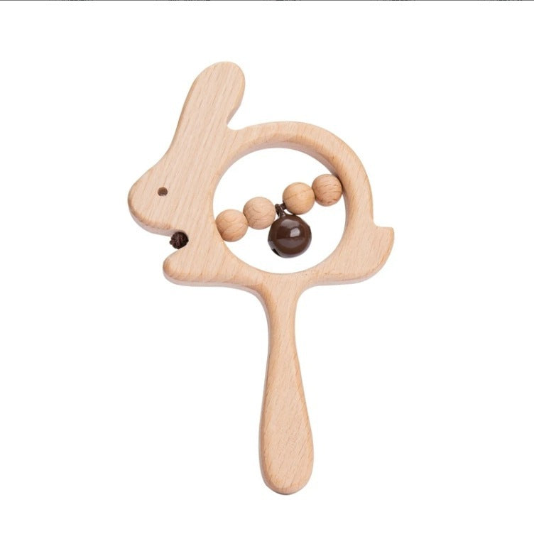 Baby Beruhigende Holz spielzeug - Hand rassel DIY Beruhigende Holz spielzeug