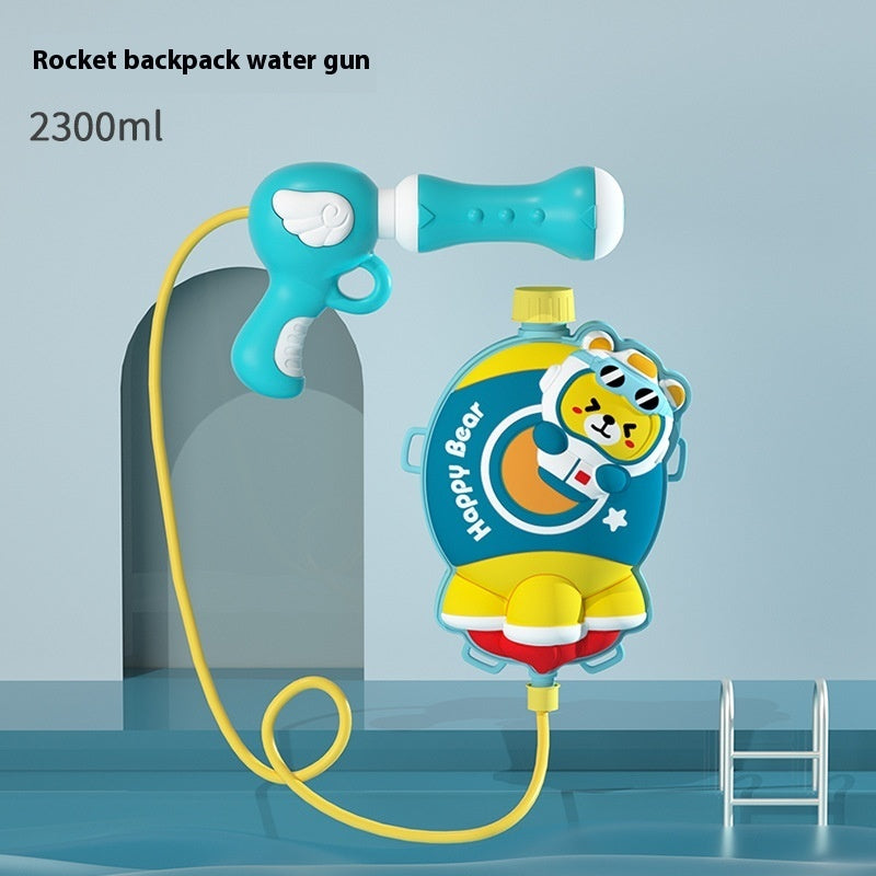 Kinder Cartoon Rucksack Wasser pistole Wasser Strand Spielzeug