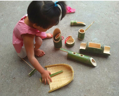 Bambus rohr spielzeug, bambus produkte, children''s sand wasser spielzeug set 10 sets von sand wasser spielzeug, spielen mit sand und spielen mit wasser spielzeug